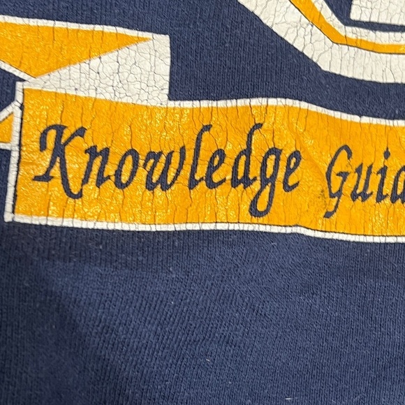 Vintage Teaching University 1980s Best Teacher Sweatshirt 80s - Picture 4 of 5